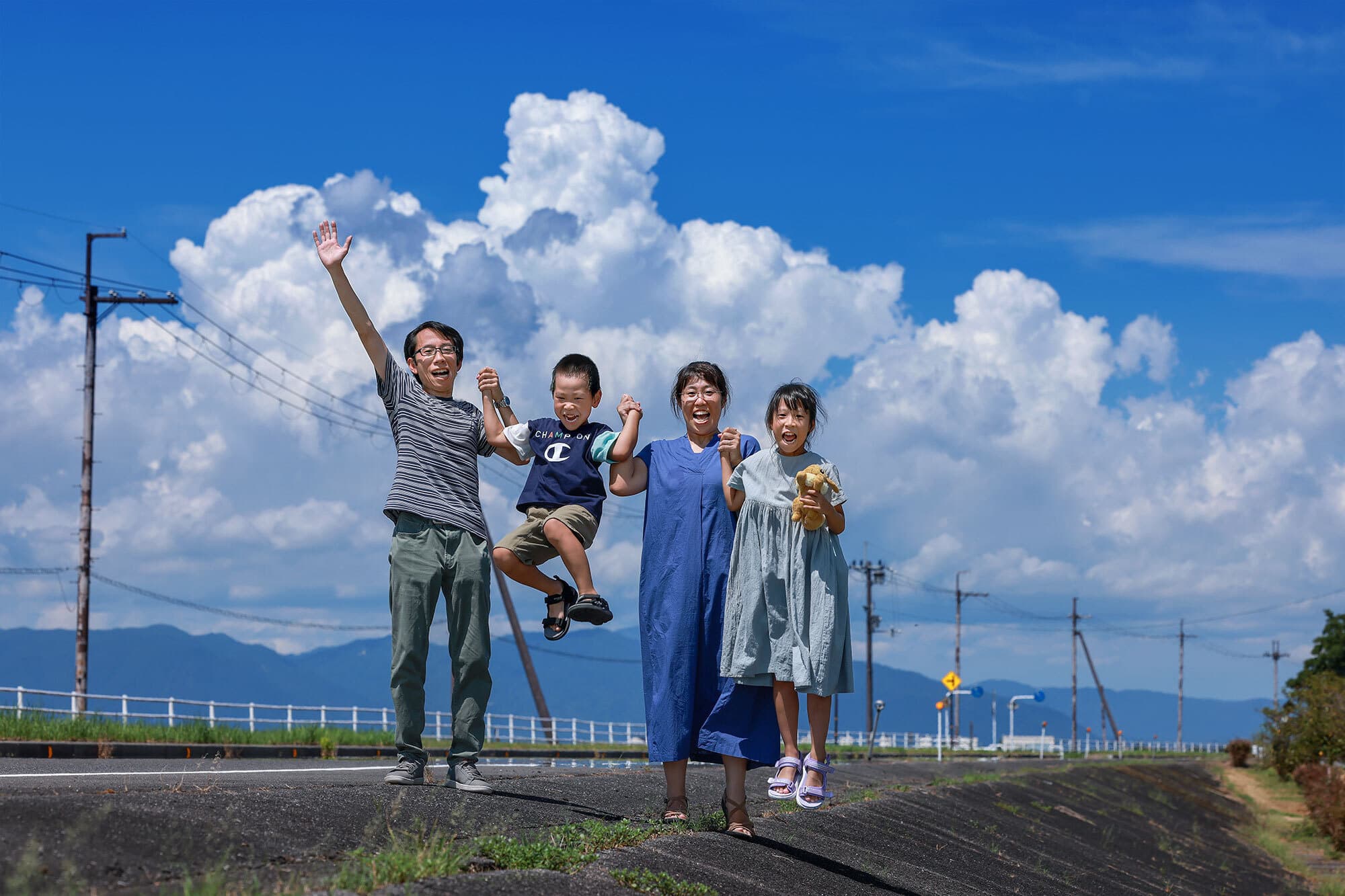 東近江市で家族写真ロケーション撮影