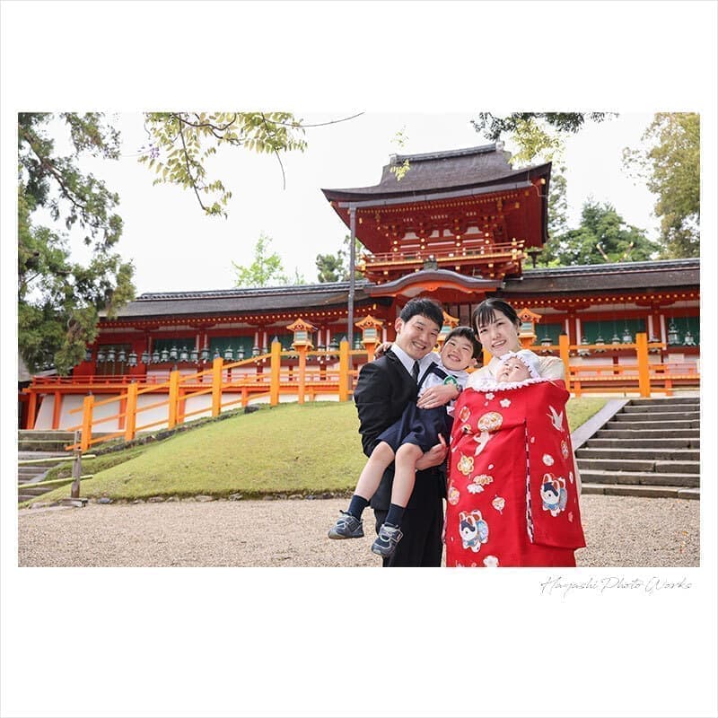 春日大社お宮参り出張撮影