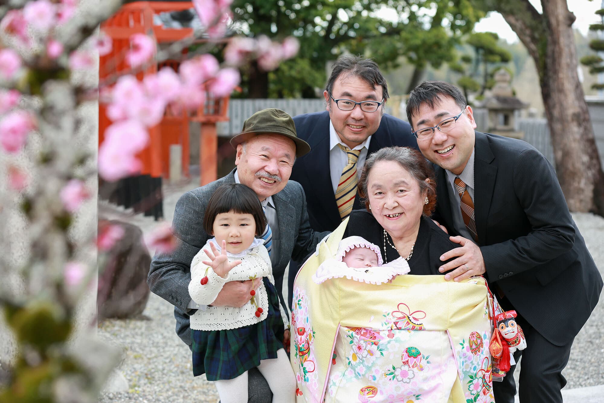 菅生神社お宮参り出張撮影