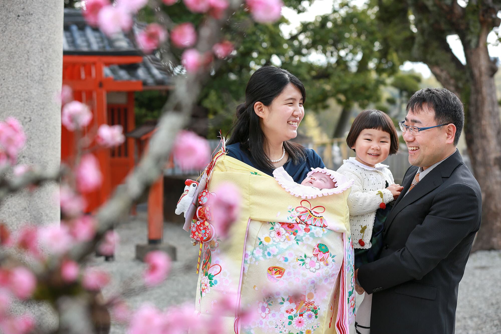菅生神社お宮参り出張撮影