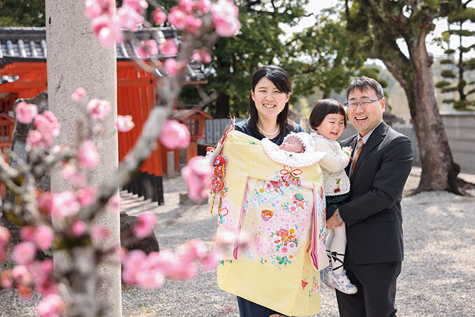 菅生神社お宮参り出張撮影