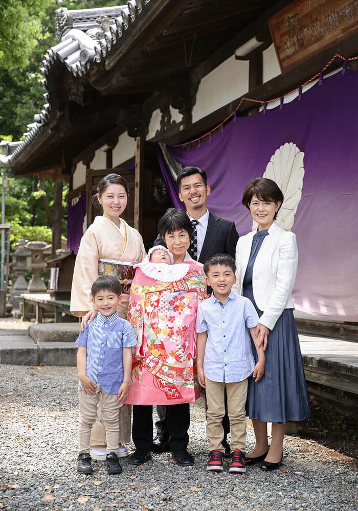 泉宍師神社お宮参り出張撮影