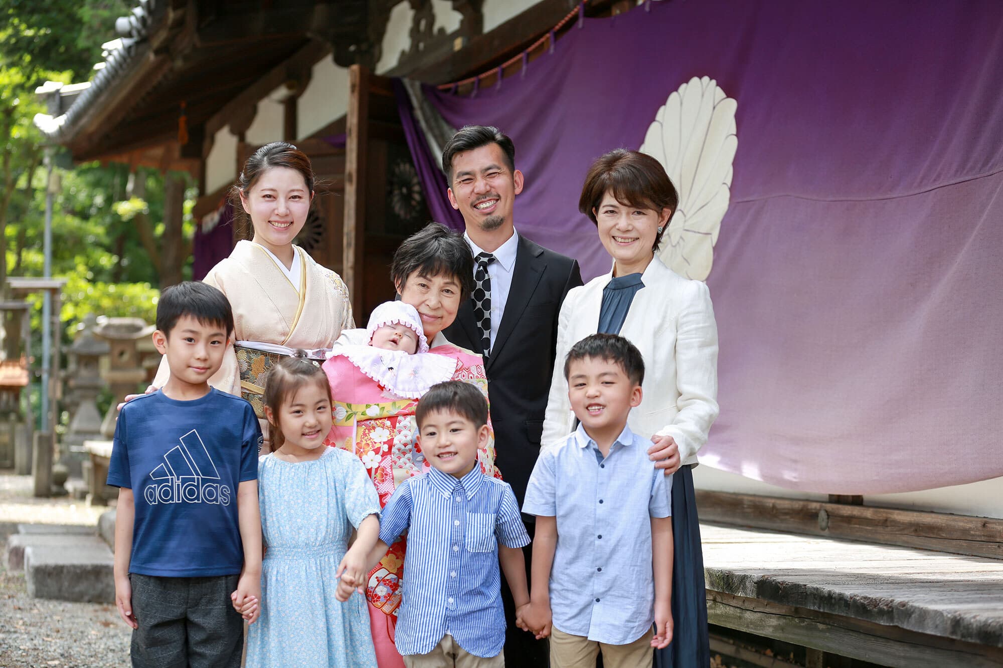 泉宍師神社お宮参り出張撮影