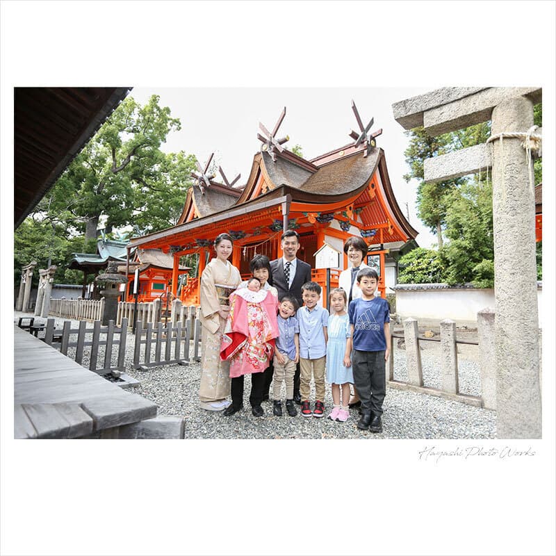泉宍師神社お宮参り出張撮影