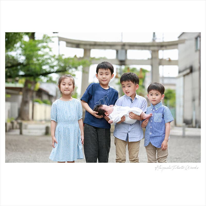 泉宍師神社お宮参り出張撮影