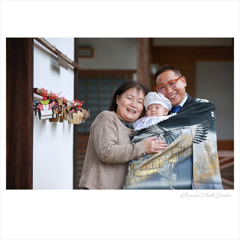 手向山八幡宮お宮参り出張撮影