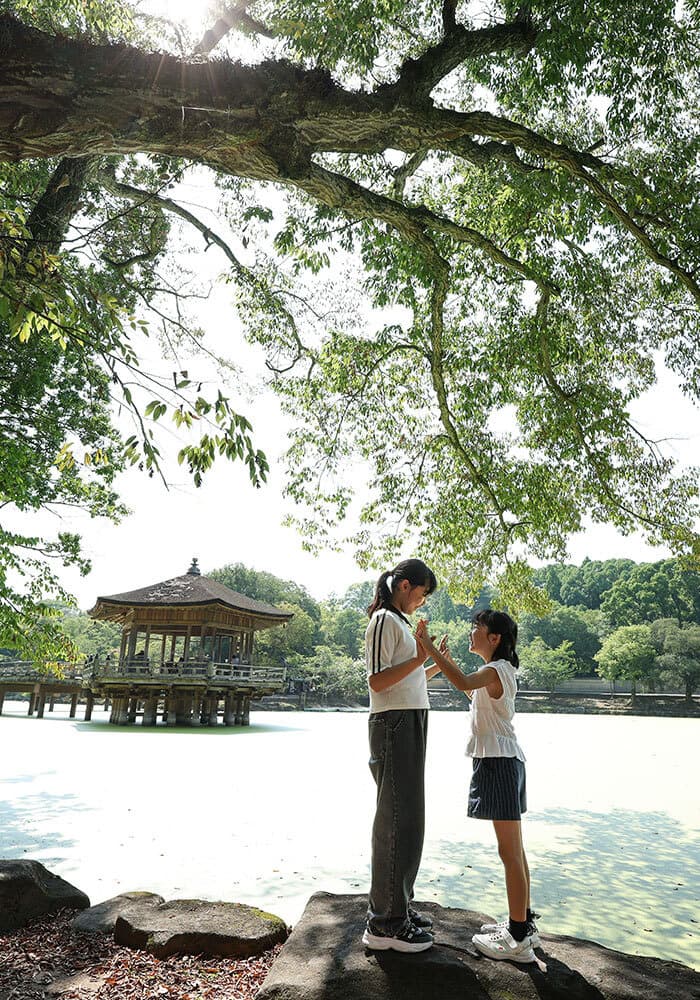 奈良で家族写真ロケーション撮影