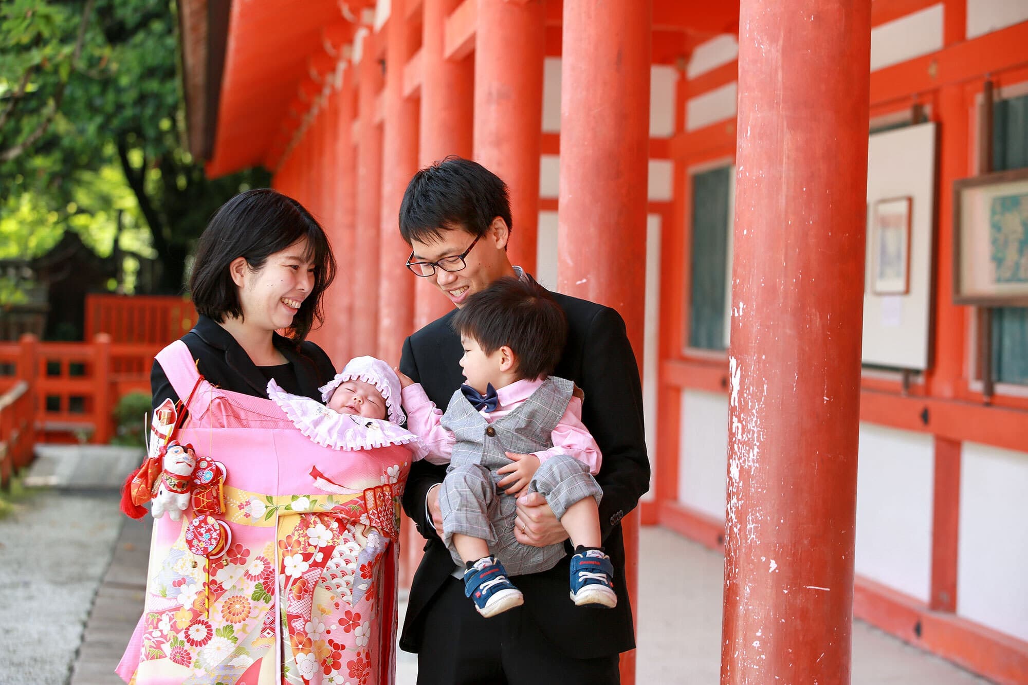 下鴨神社お宮参り出張撮影