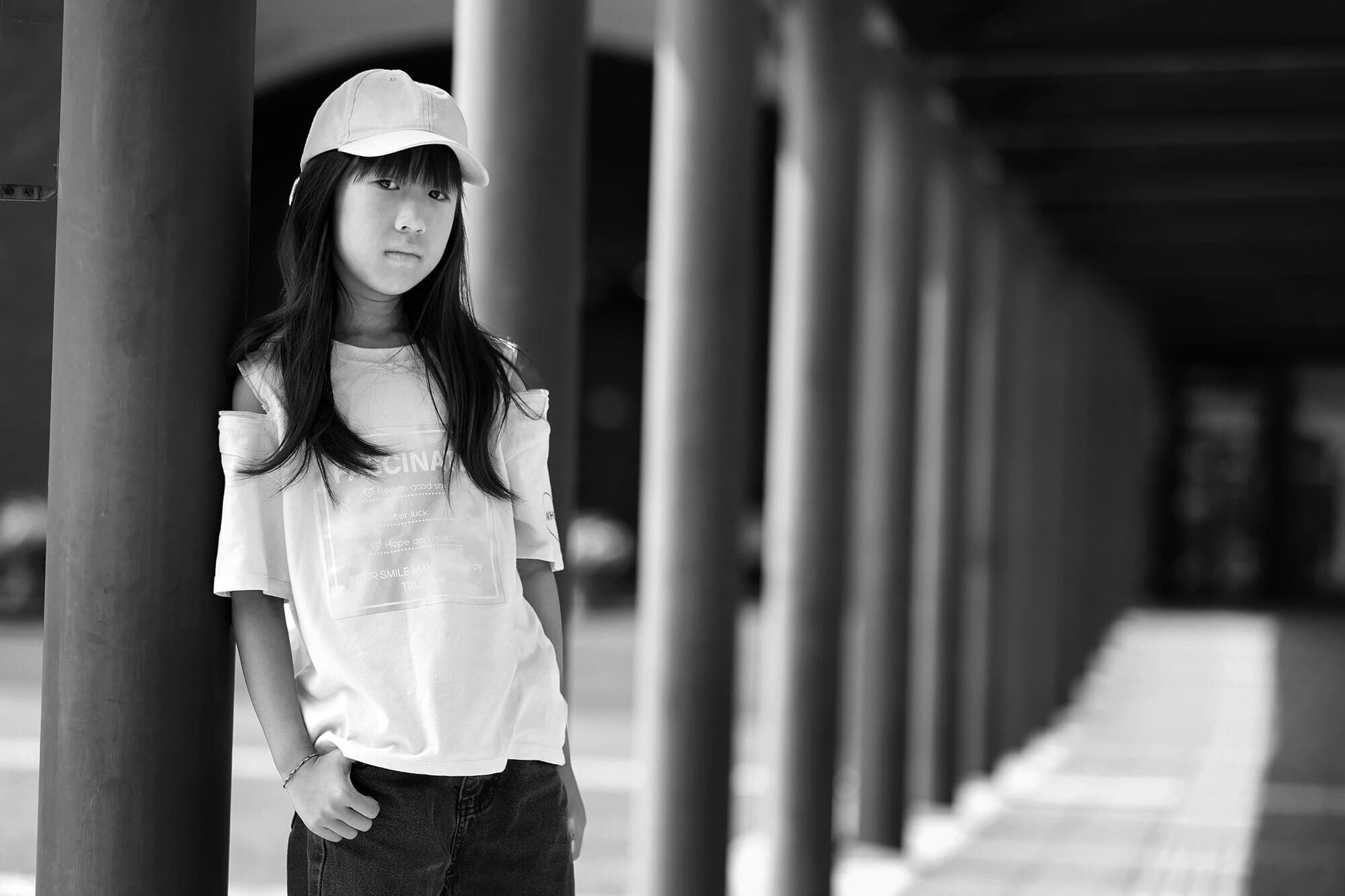１０歳代のポートレート撮影